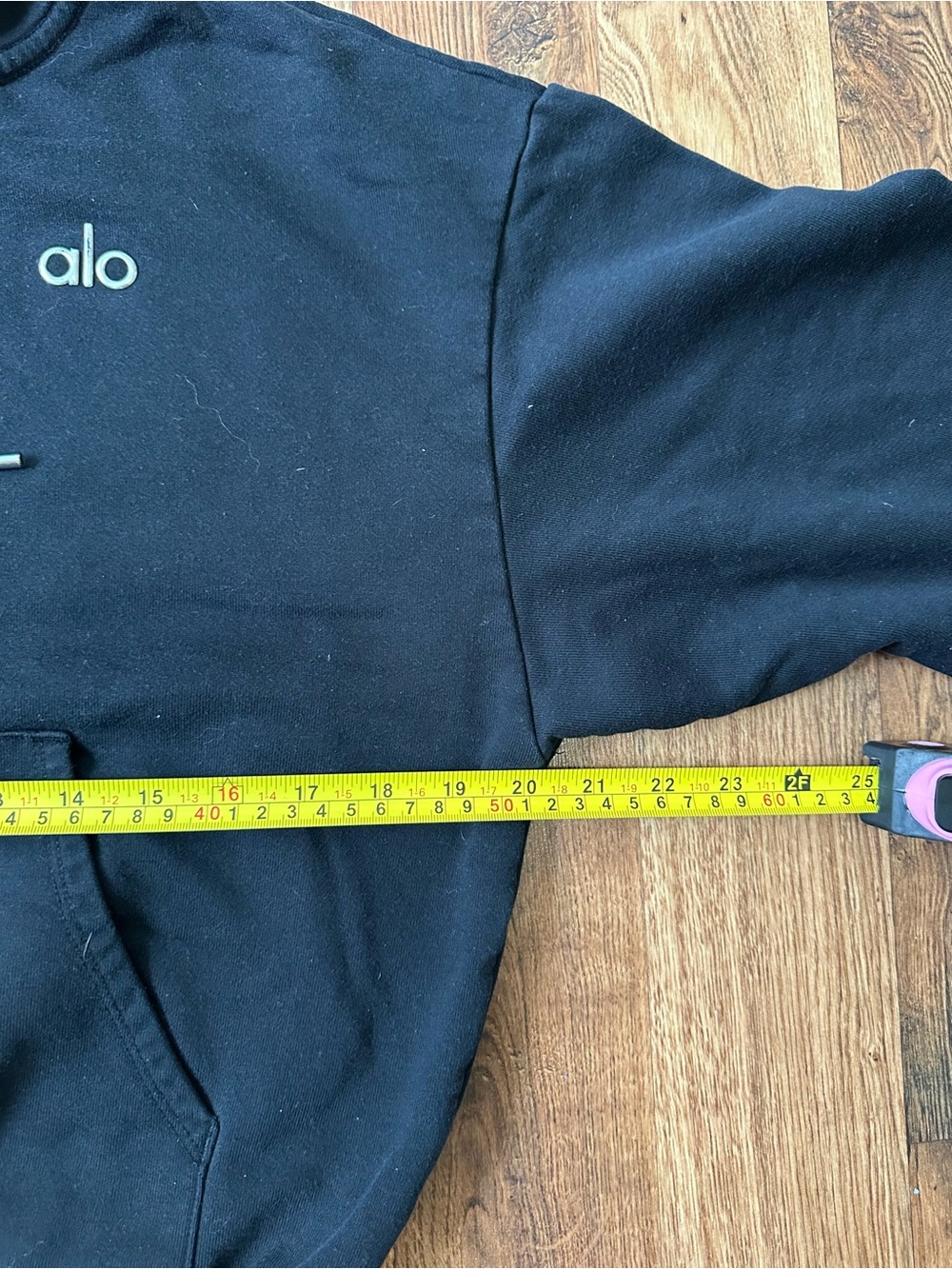 ALO Yoga Black Pullover Hoodie - Picture 4 of 5